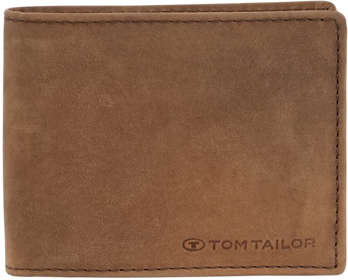 Tom Tailor - TTRON portemonnee van leer - Maat ONESIZE - braun / brown