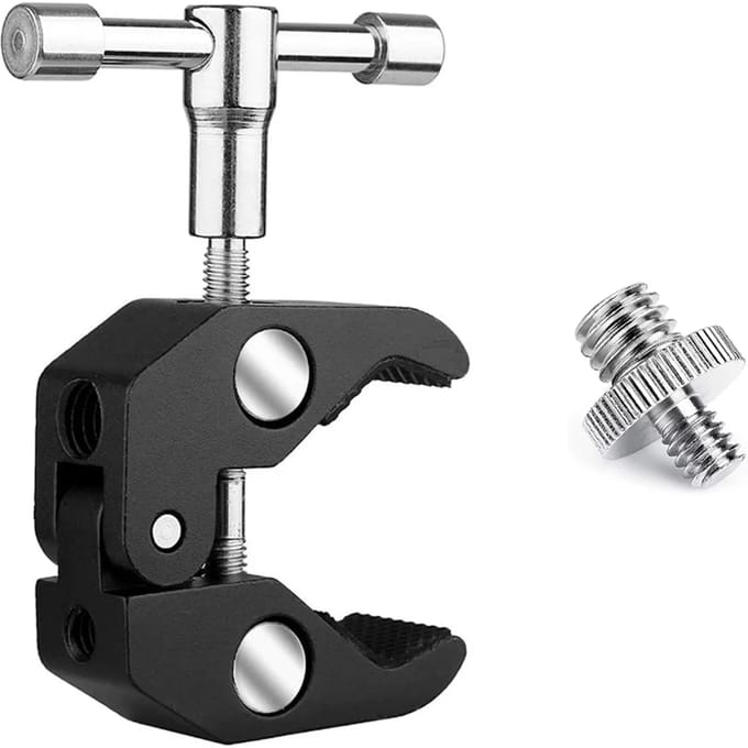Krab Klauw Klem Tang Tang Clip Beugel voor Camera Statief Monopod Studio Flitsbeugel Statief Arm Camera Accessoires
