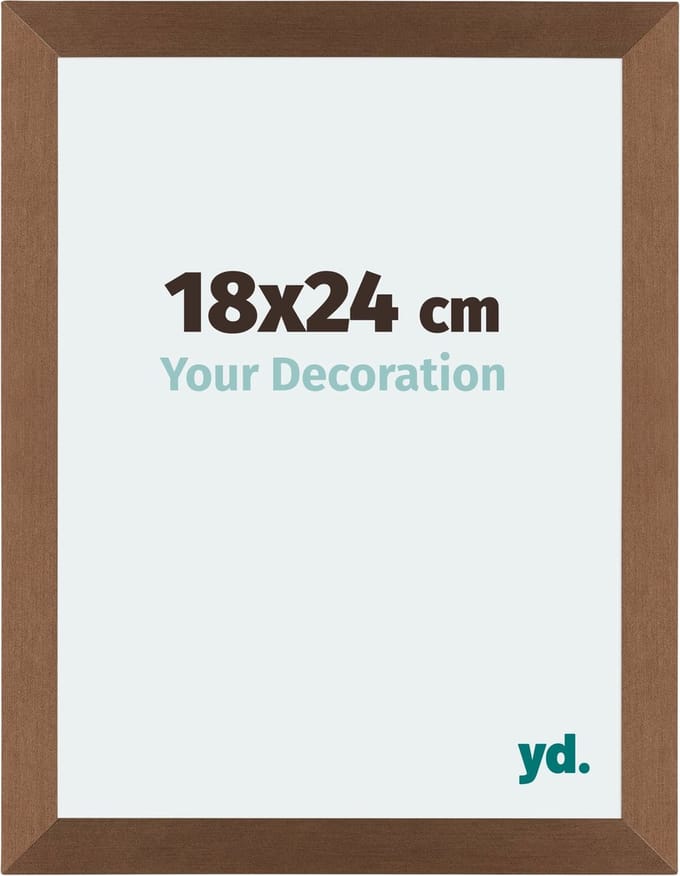 Your Decoration - Fotolijst 18x24 cm - MDF - Koper Decor - Mura