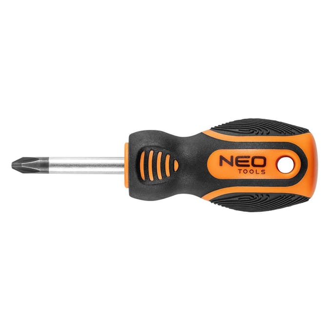 NEO - Kruiskopschroevendraaier - PH2 - 38 mm - Ergonomische Handgreep