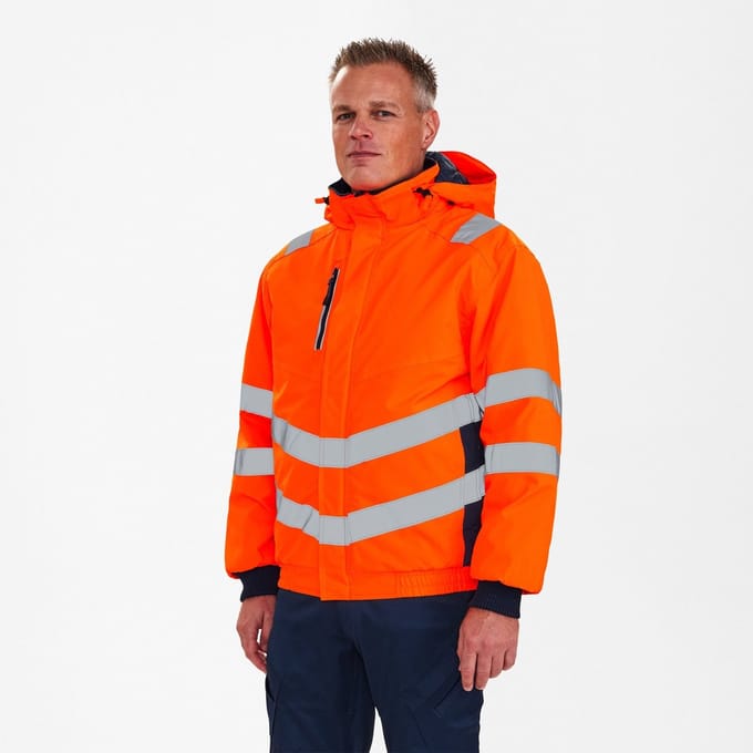 Engel Safety pilot jack 1246-930 - Hi-vis Orange / Blue Ink - M