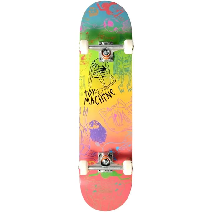 Toy Machine Sect Characaters II Skateboard 8.0 Rood
