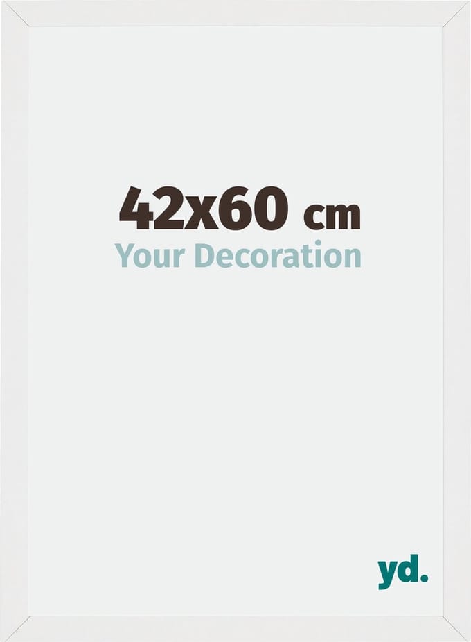 Your Decoration - Fotolijst 42x60 cm - MDF - Wit Hoogglans - Mura