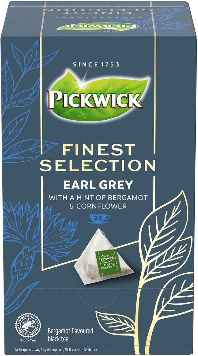 Thee pickwick finest selection earl grey 25x2gr | 4 stuks