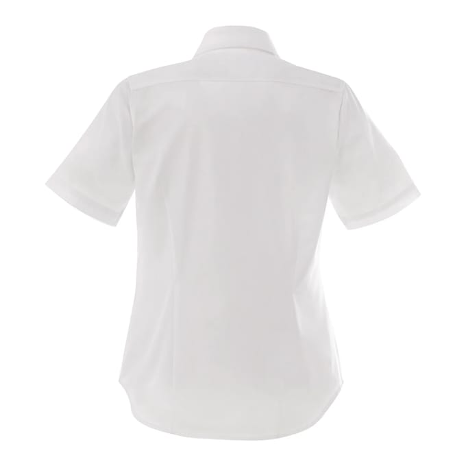 Premier Dames/Dames Handtekening Oxford Short Sleeve Work Shirt (Wit)