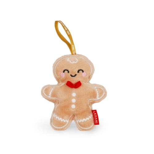 Legami plush kerstornament - gingerbread