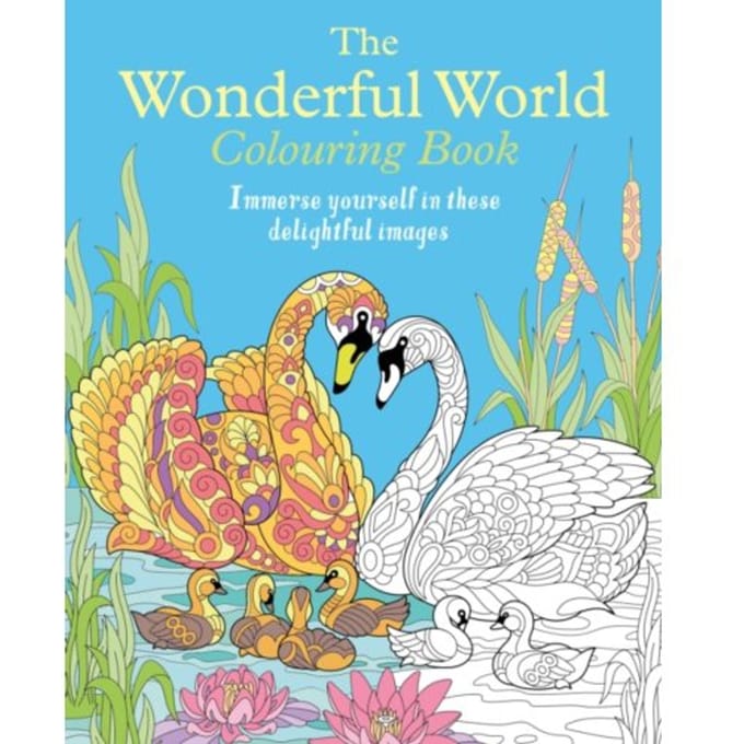 The Wonderful World Colouring Book - Arcturus Creative Colouring - Willow, Tansy
