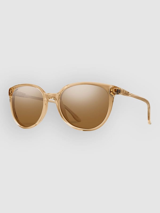 Smith Cheetah Champagne Crystal Zonnebril bruin