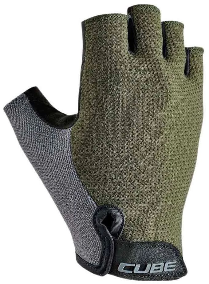 CUBE GLOVES CMPT COMFORT SHORT FINGER TM REED GREEN
