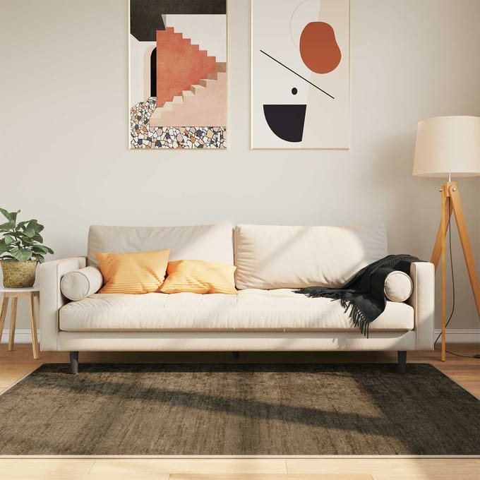 vidaXL - Tapijt - Runner - MARSA - Bosgroen - 120 - x - 170 - cm - Polyester - en - PVC