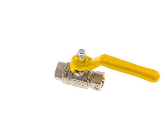Rp 1/4 inch Gas 2-Weg Messing Kogelkraan