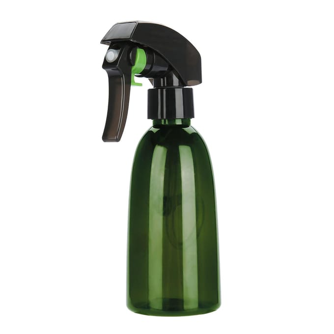 Navulbare plastic kapperssprayfles, waterverstuiver, kappersgereedschap (Donkergroen) black