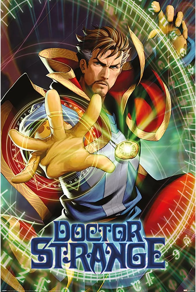 Doctor Strange poster - Marvel - Comic - magiër - Sorcerer Supreme - Thor - 61 x 91.5 cm