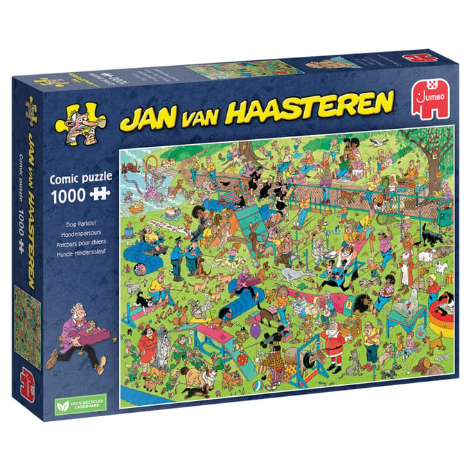 Jan van Haasteren – Hondenparcours - Puzzel 1000 stukjes