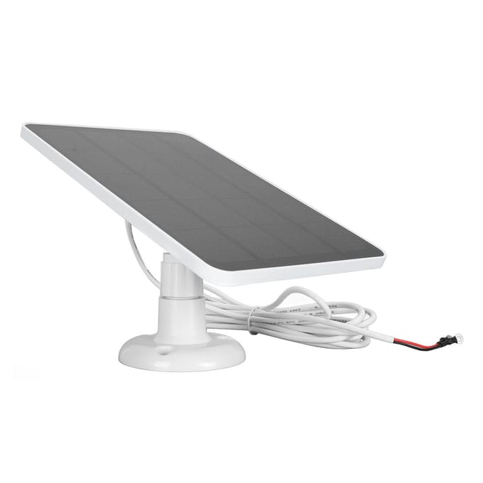 Chargeur de caméra à panneau solaire 10 W pour sonnette vidéo Chargeur de panneau solaire pour sonnette Caméra 2K pour vidéo 4 PlusCSP4W-O-B gray