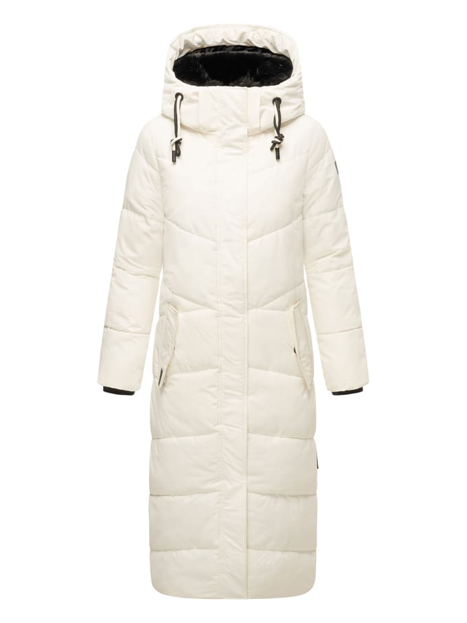Navahoo dames gewatteerde winterjas Hingucker – Extra Lang & Warm