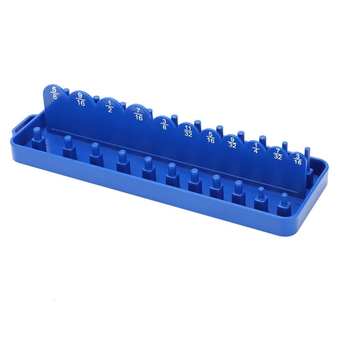 14-inch Dopopslag Polypropyleen Koffer Inzetrij Railhanger Plaatsen Reparatiegereedschap blue