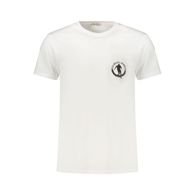 Bikkembergs Witte Katoenen Heren T-shirt