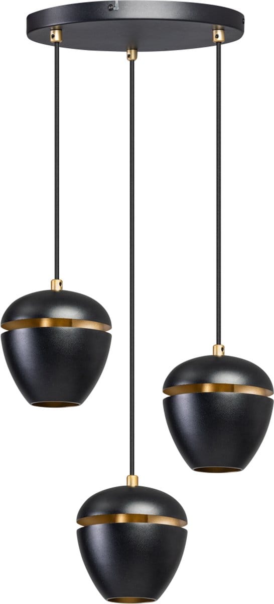 ETH Claire - Hanglamp - Zwart Goud