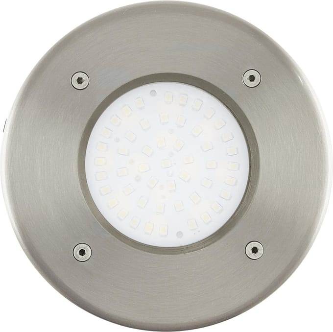 EGLO Lamedo - Buitenverlichting - Grondinbouwlamp - 1 Lichts - LED - RVS - Wit