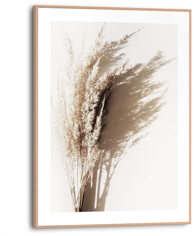Schilderij Zonnig gras - 40 x 30 - Hout - REINDERS