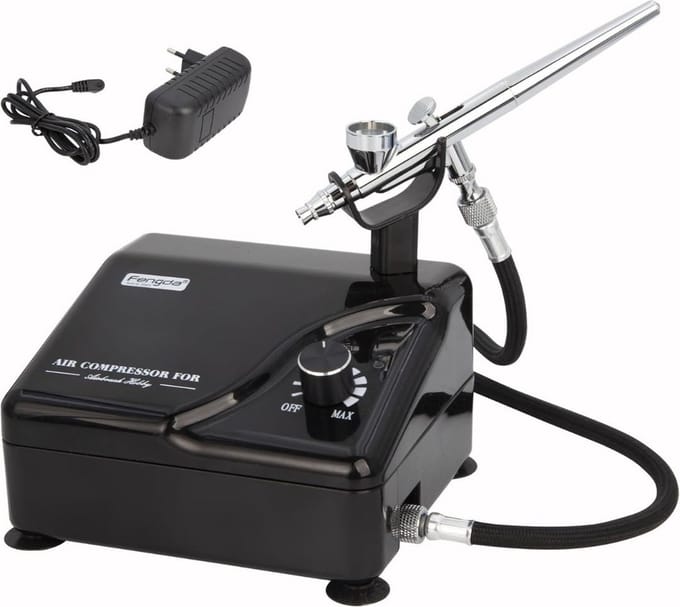 Airbrush Set met Compressor - Airbrush Pistool - Airbrush Set - 207K - Professionele Set