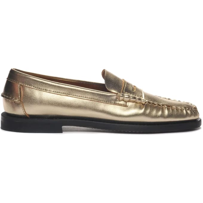 Leren damespantoffels Sebago Dan Met
