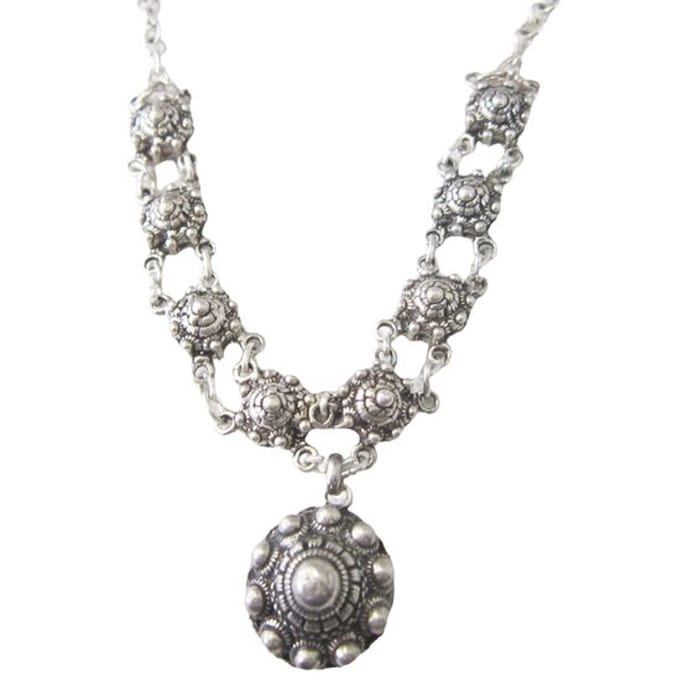 Zeeuws Meisje - Zeeuwse knopen collier met bolle knoppen