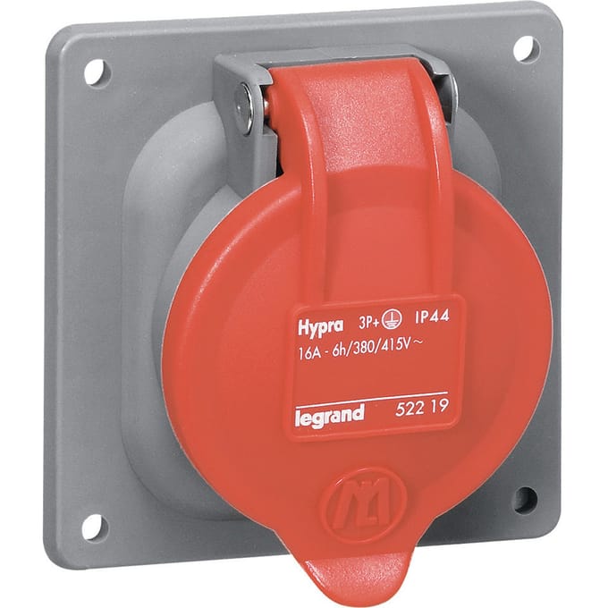 Legrand Invoercontactdoos 400V 16A 3P IP44 Hypra - 052218