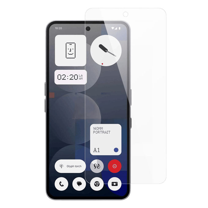 Amorus Nothing Phone (3a) Pro Screenprotector Gehard Glas Transparant