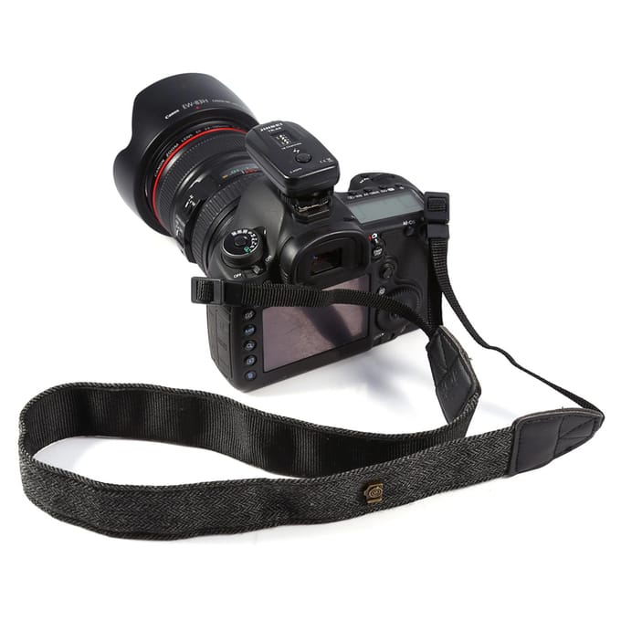 Schouder Nek Riem Band Sling Voor Nikon SLR Camera's (Houtskoolgrijs) black