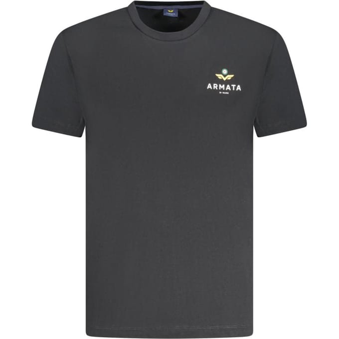 Armata Di Mare Zwarte Katoenen Heren T-Shirt