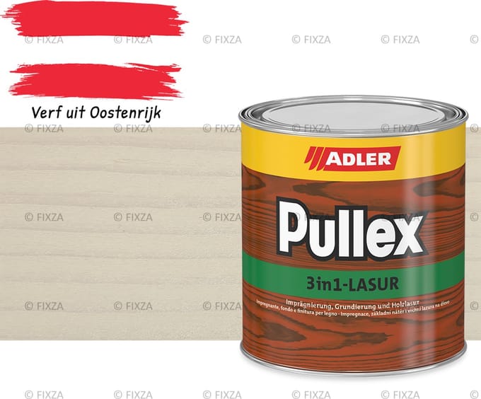 ADLER Pullex 3in1-Lazuur Coco, witte beits 0,75 liter