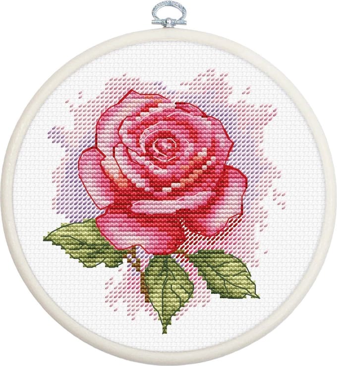 Luca-S Rose Aroma borduren (pakket) BC105 inclusief borduurring
