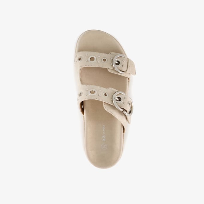 XX By Mexx dames slippers beige - Maat 41