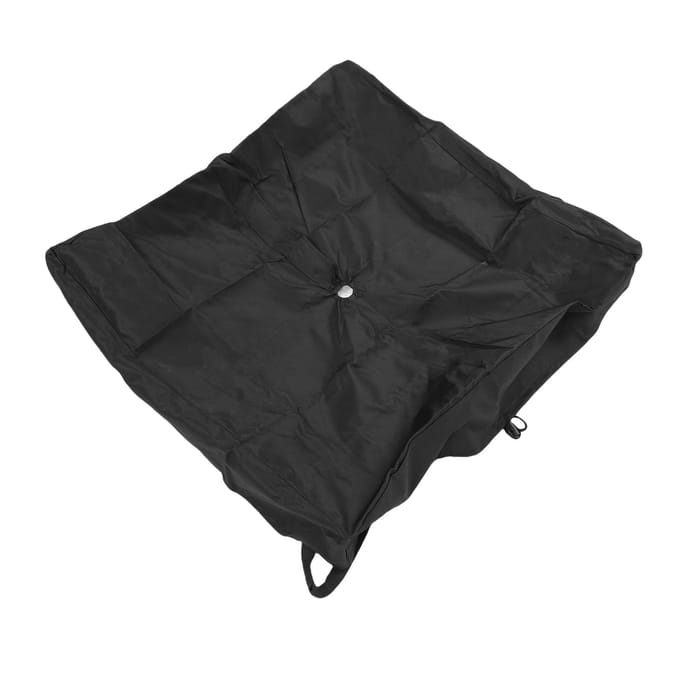Housse de Base de Parasol de Patio Tissu Oxford 600D Imperméable Résistant au Soleil Résistant au Vent Housse de Base de Support de Parasol pour Base de 30 Pouces black