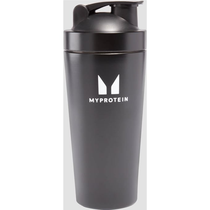 Myprotein shaker van gerecycled metaal - Zwart