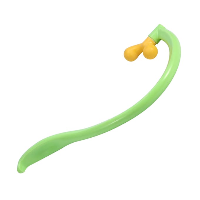 Verstelbare Dubbele Kop Triggerpoint Massager Rug Nek Schouder Spierpijn Verlichting Massage Tool green