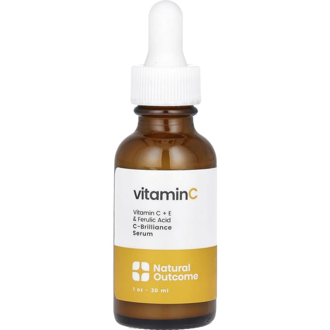 Vitamine C, C-Brilliance Serum, Geurvrij, 30 ml(1 ounce) brown