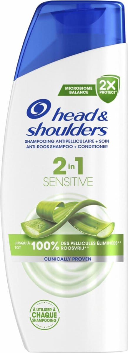 Head & Shoulders 2in1 Sensitive - 6 x 300 ml - Voordeelverpakking
