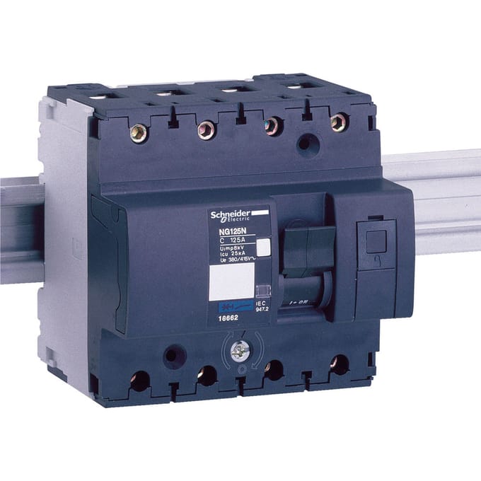 Schneider Electric Acti9 circiut breaker ng125n C 125a 4p