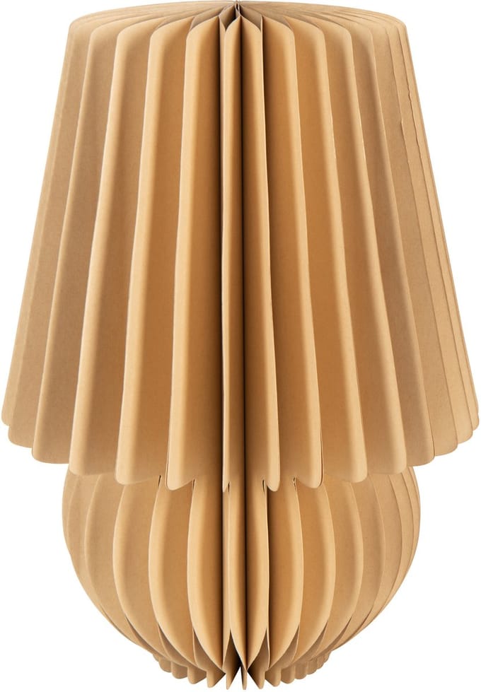 J-Line lampenkap Vouwbaar - papier - camel