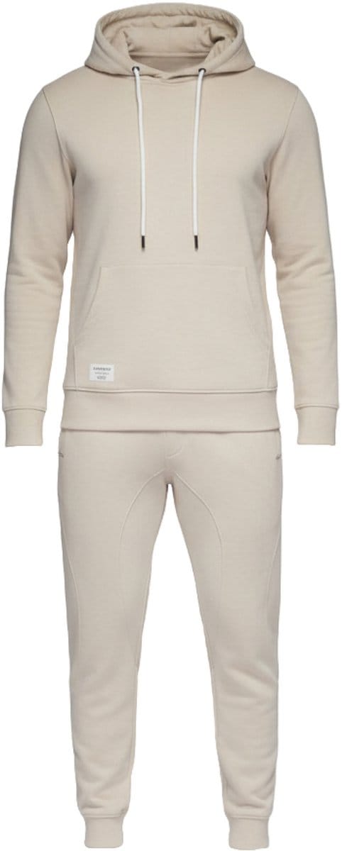 OMBRE Set - Katoen - Lange Mouw - Effen Lichtgrijs XL