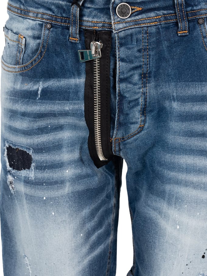 Xagon shorts Denim shorts Mannen blauw