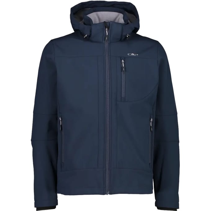 CMP Zip Hoodie Softshell - B.blue-cemento - Maat Herren_EU 58