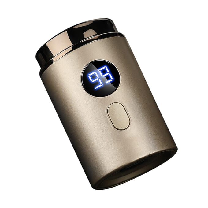 Mini rasoir électrique rechargeable pour lavage complet du corps, rasoir portable pour voiture de voyage or