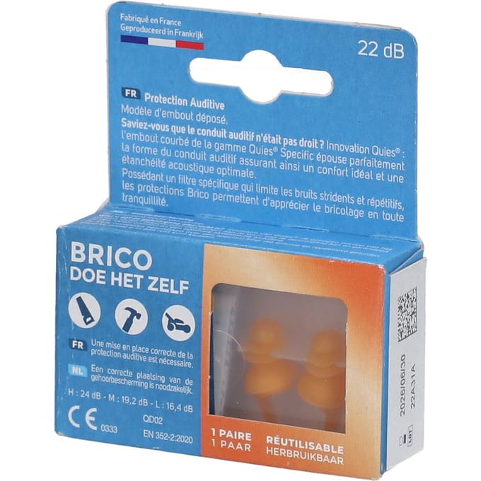 Quies Brico DIY 1 Paar Oordoppen