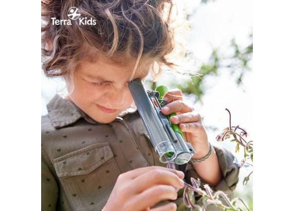 HABA Terra Kids - Microscoop - Junior 14 X 4,7 Cm Groen/grijs