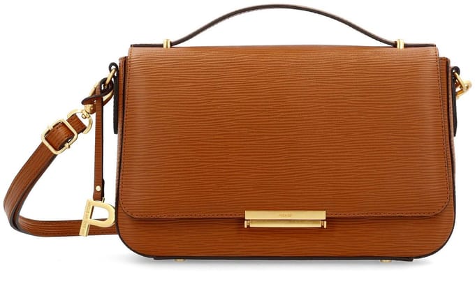 PICARD schoudertas handtas Calais Crossover Bag with Flap Cognac Lichtbruin