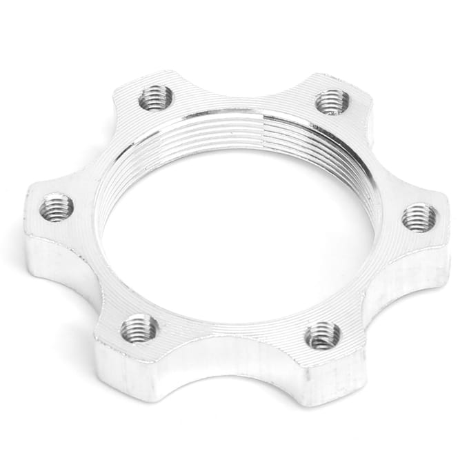Schijfremflens Schijf 6?gat Schroefdraad Zitting Schijfrem Schroefdraad Conversie Zitting Adapter Basis44mm Basis white